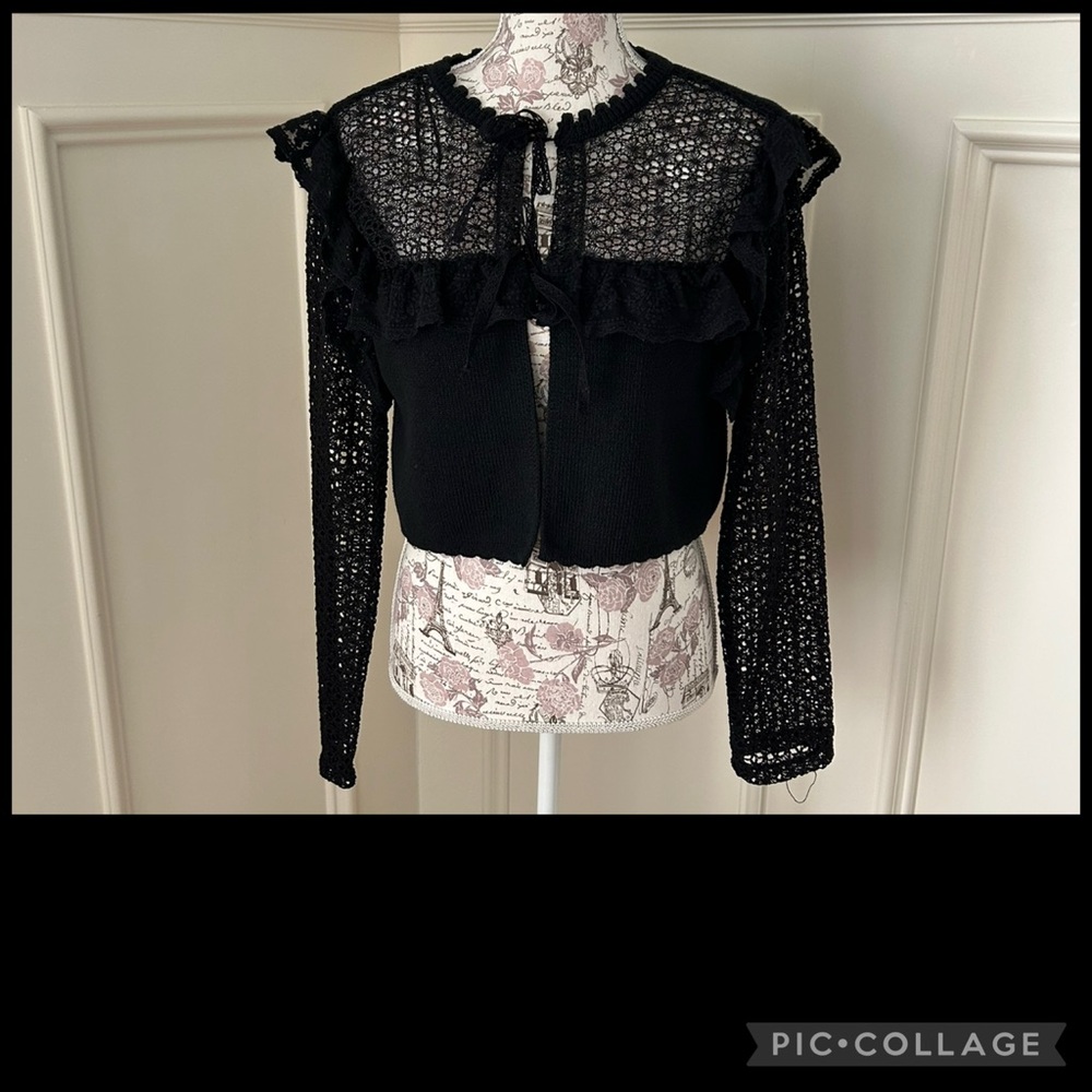 NWT ZARA cropped cardigan M/L